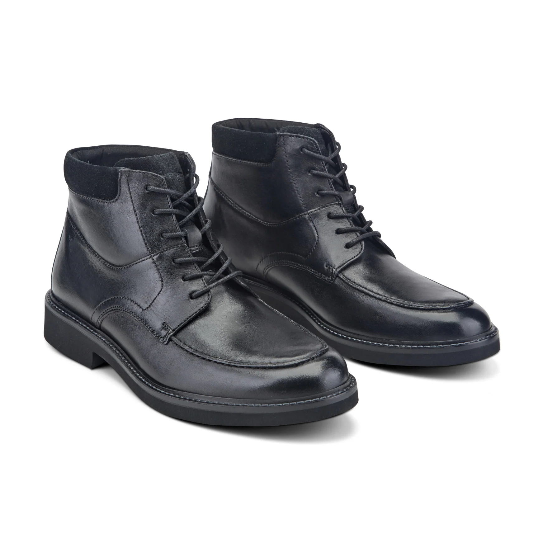 Men's Macklin Moc Toe Lace-Up Leather Boots - Image 2