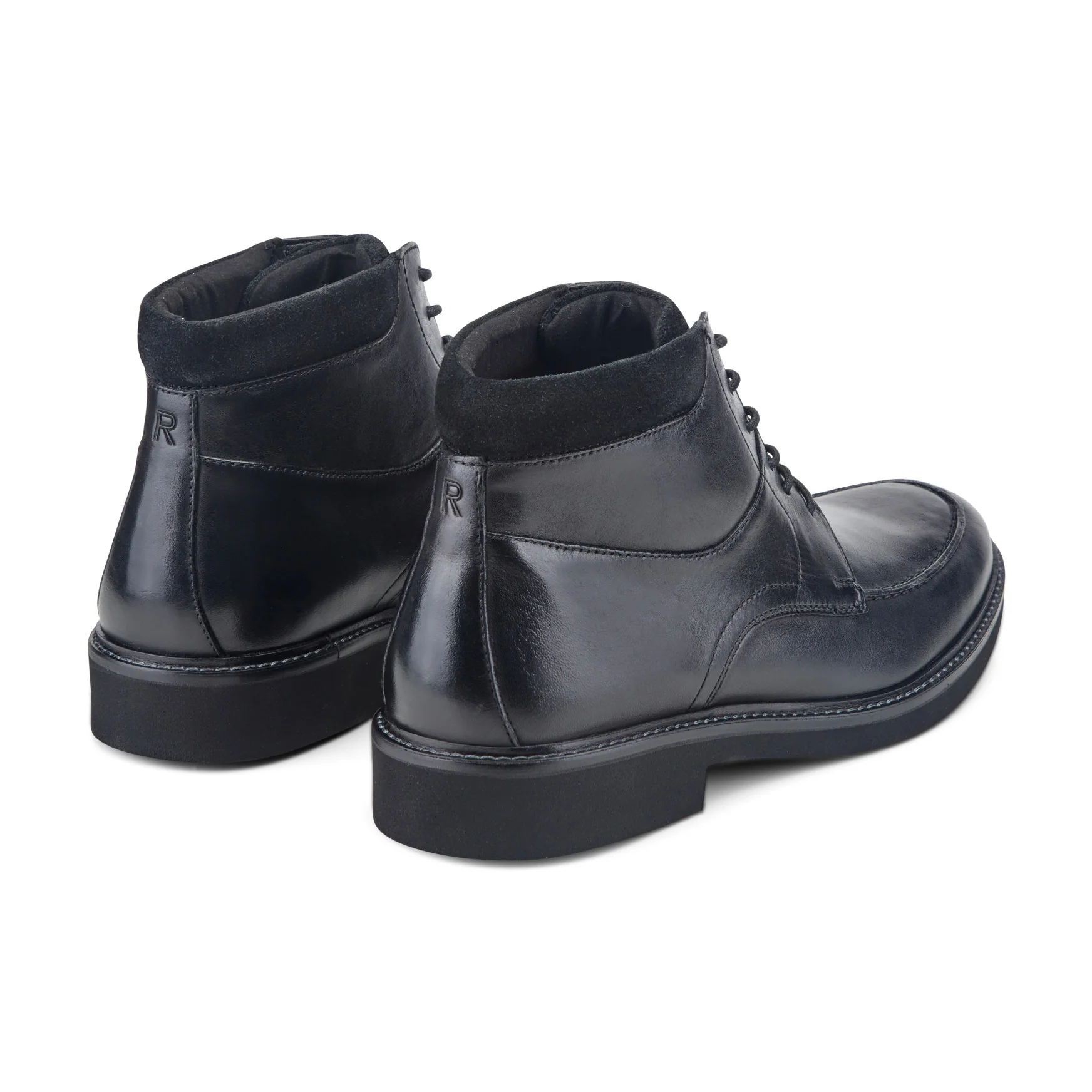 Men's Macklin Moc Toe Lace-Up Leather Boots - Image 3