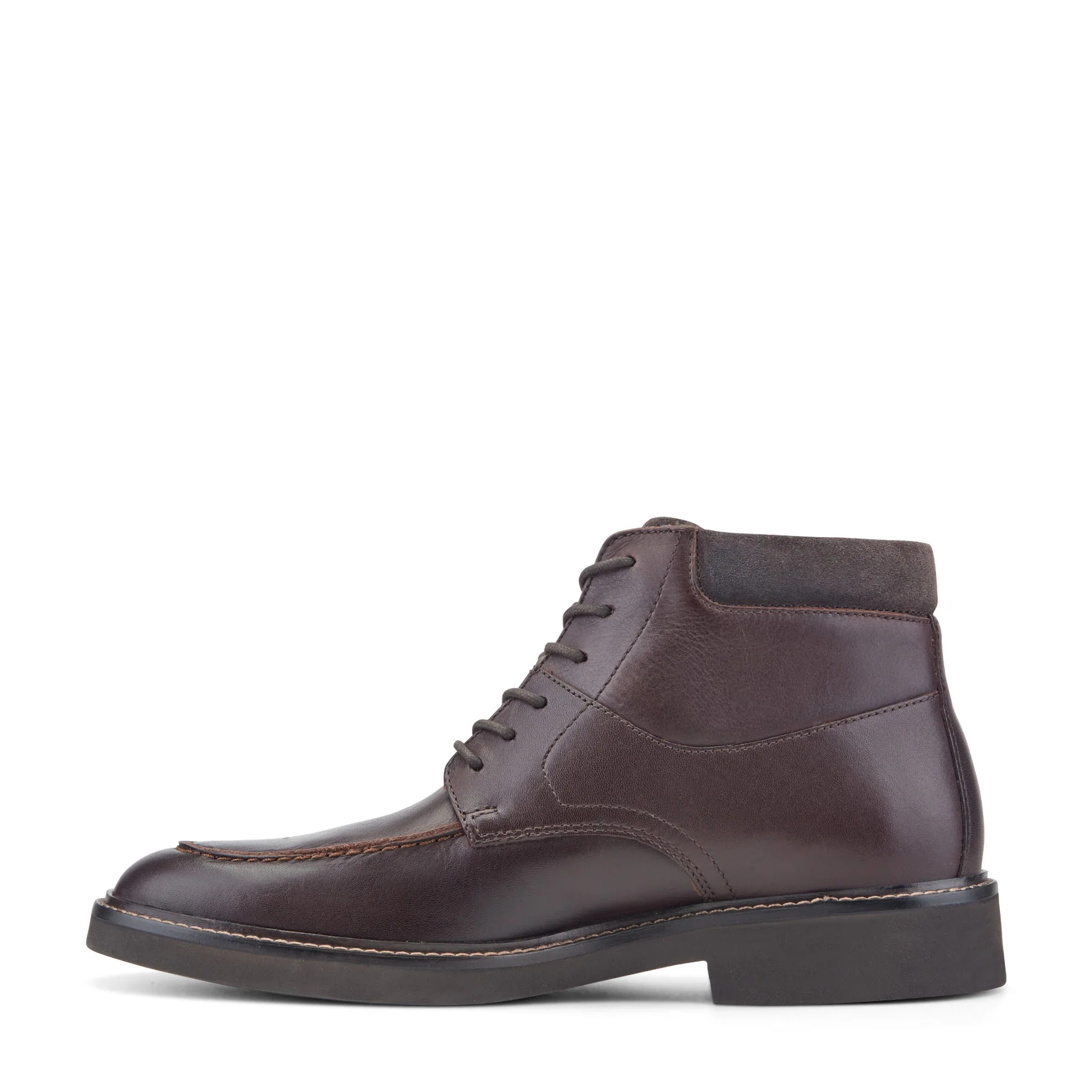 Men's Macklin Moc Toe Lace-Up Leather Boots - Image 4
