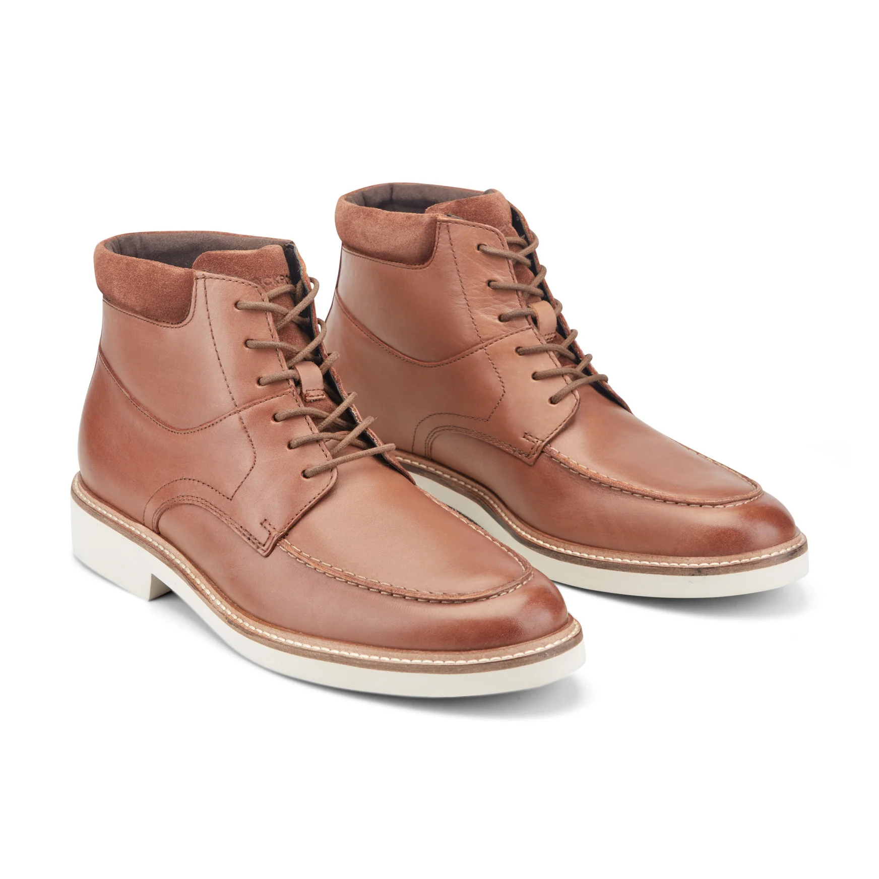 Men's Macklin Moc Toe Lace-Up Leather Boots - Image 2