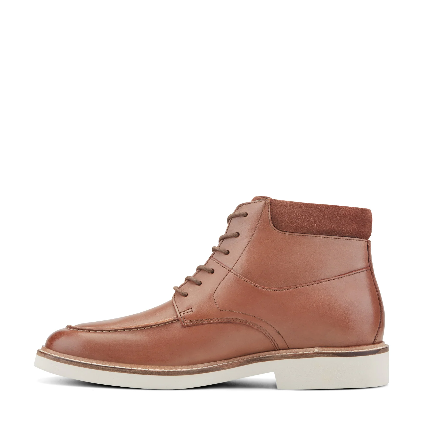 Men's Macklin Moc Toe Lace-Up Leather Boots - Image 4